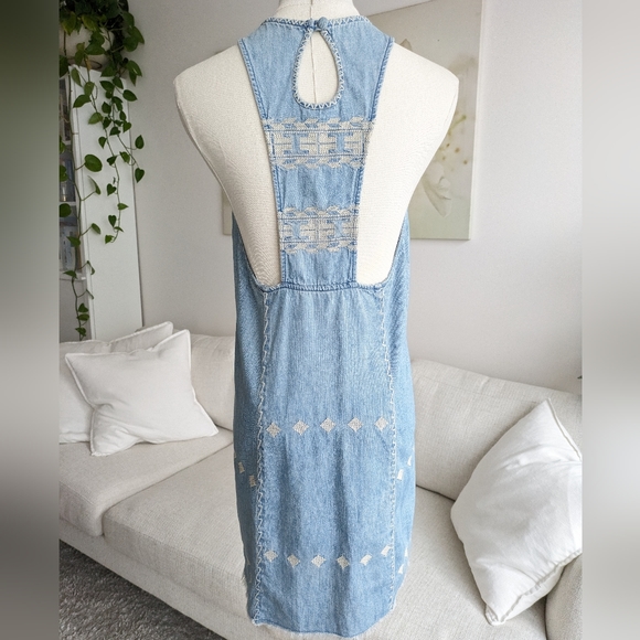 Free People Cotton Embroidered Dress - Picture 4 of 12